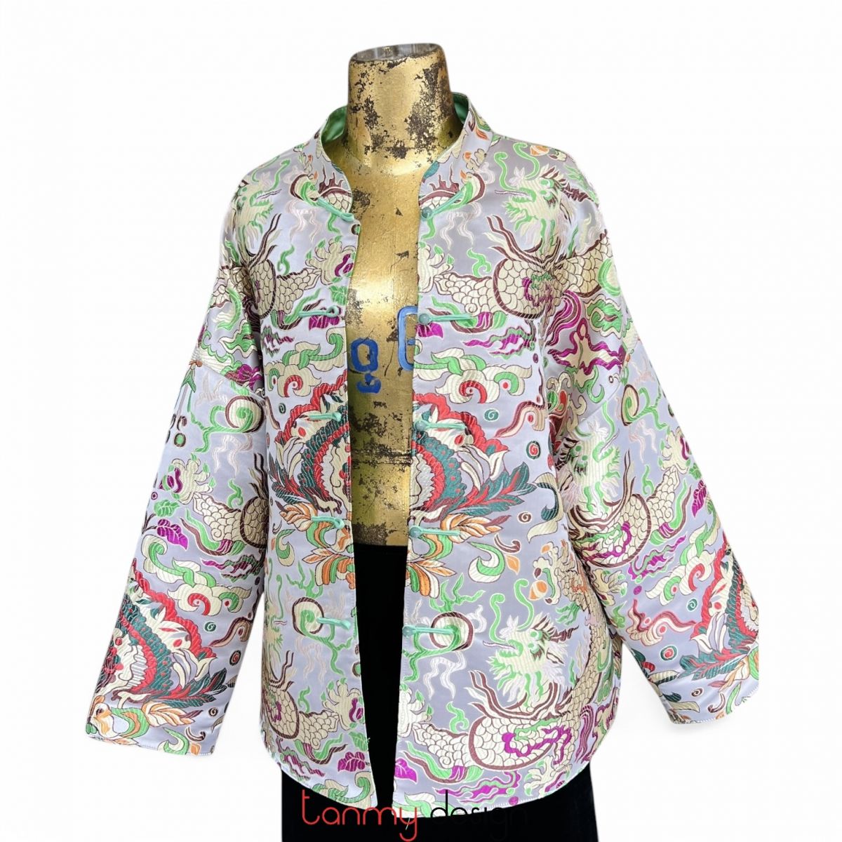 ASAYAHOMME1576 – Imperial Dragon Brocade Jacket 🐉✨ main image 1